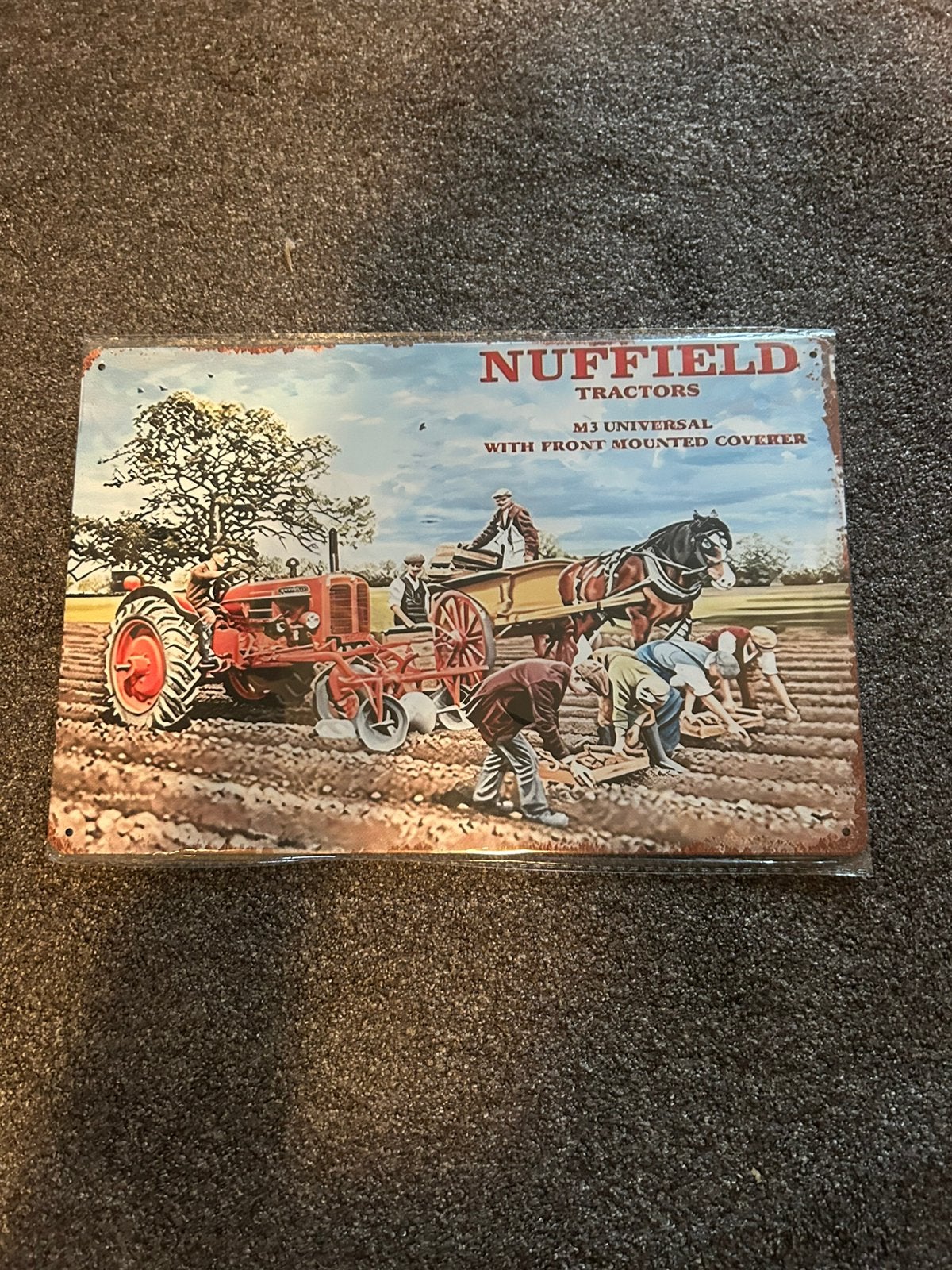 Reclamebord nuffield, Ophalen of Verzenden, Nieuw, Reclamebord