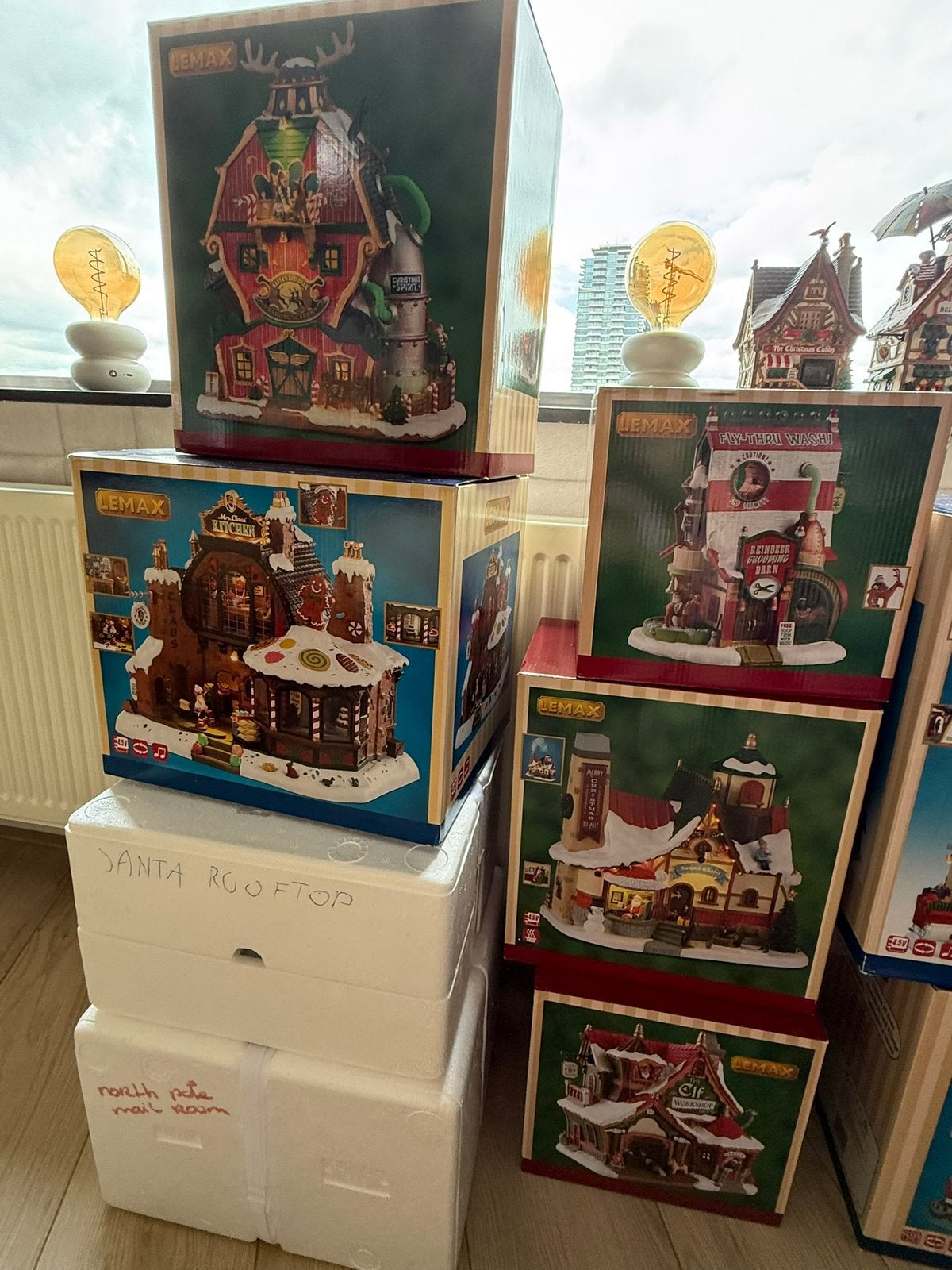 Kerstdorp met extra’s aangeboden, Diversen, Ophalen, Zo goed als nieuw