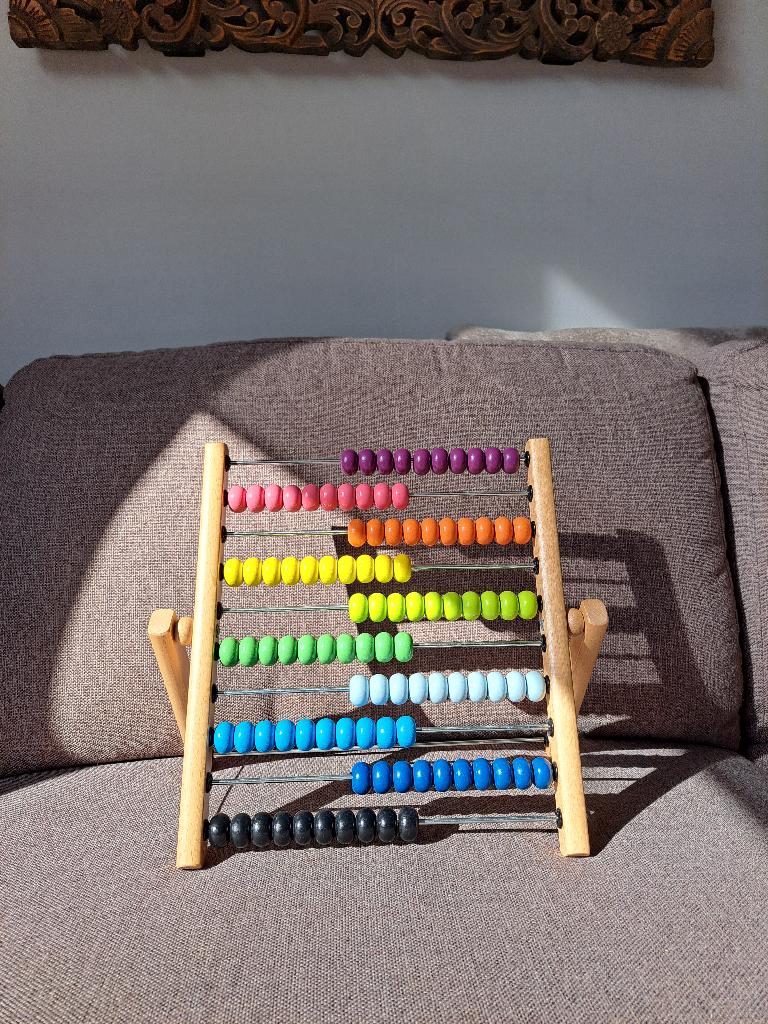 ikea houten telraam, Kinderen en Baby's, Speelgoed | Houten speelgoed, Ophalen of Verzenden, Zo goed als nieuw, Overige typen