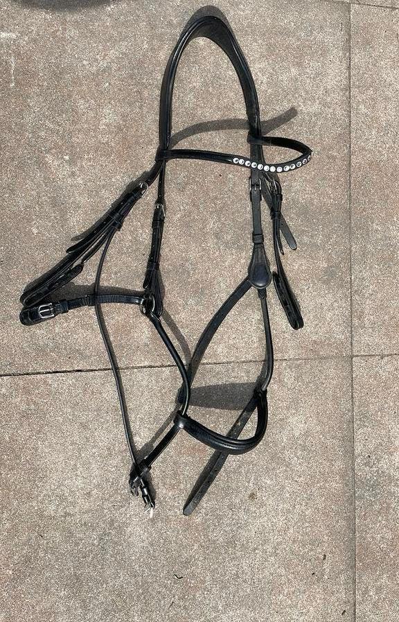 Anatomisch hoofdstel maat full, Ophalen of Verzenden, Gebruikt, Dressuur