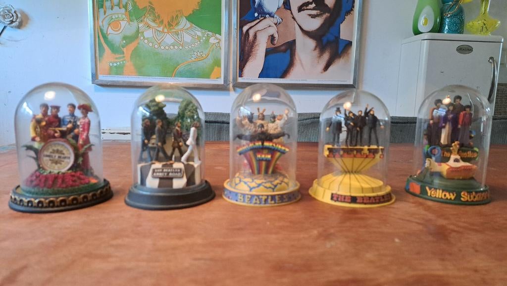 Beatles 5 Franklin Mint figurines (zonder speeldoosjes), Ophalen of Verzenden, Zo goed als nieuw