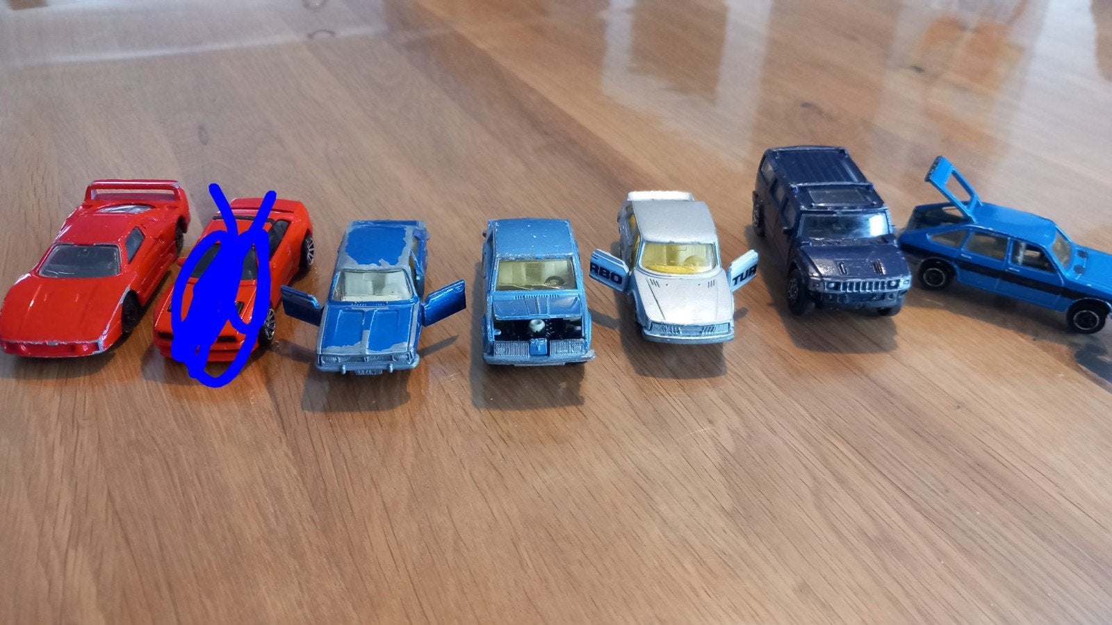 8813 Diverse miniatuur auto's, Ophalen of Verzenden, Gebruikt