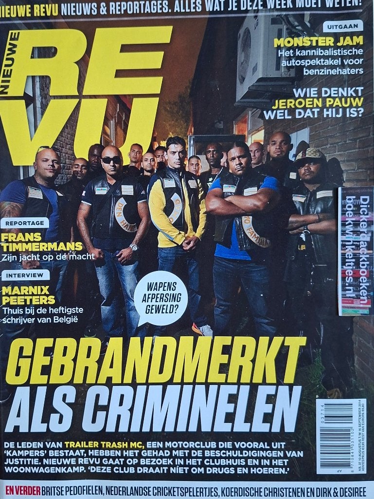 Revu nr 37, 2014: Trailer Trash MC, Jeroen Pauw, Ryan Adams, Verzamelen, Ophalen of Verzenden, Zo goed als nieuw, Boek, Tijdschrift of Artikel