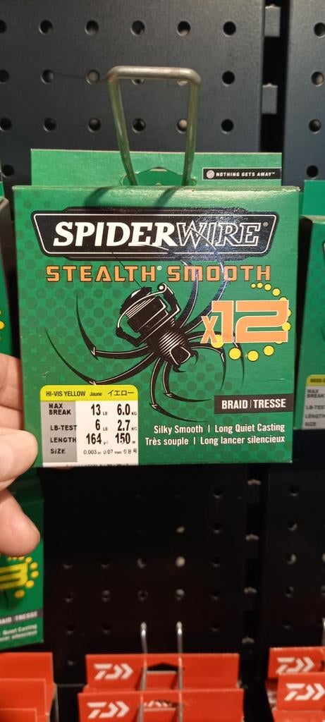 Spiderwire X12 gevlochten lijn, Nieuw, Vislijn, Nvt, Nvt