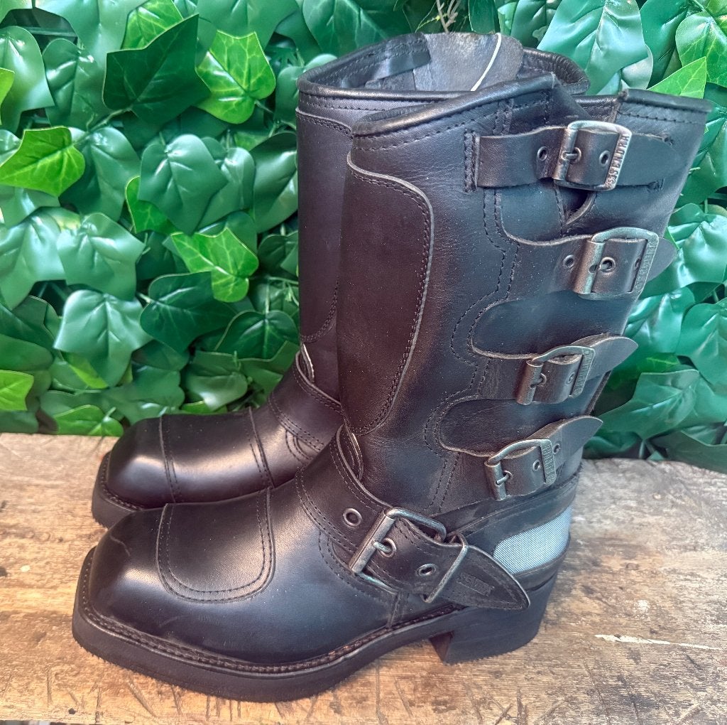 stoere vintage biker boots van Sendra maat 43, Sendra, Zwart, Boots, Nieuw