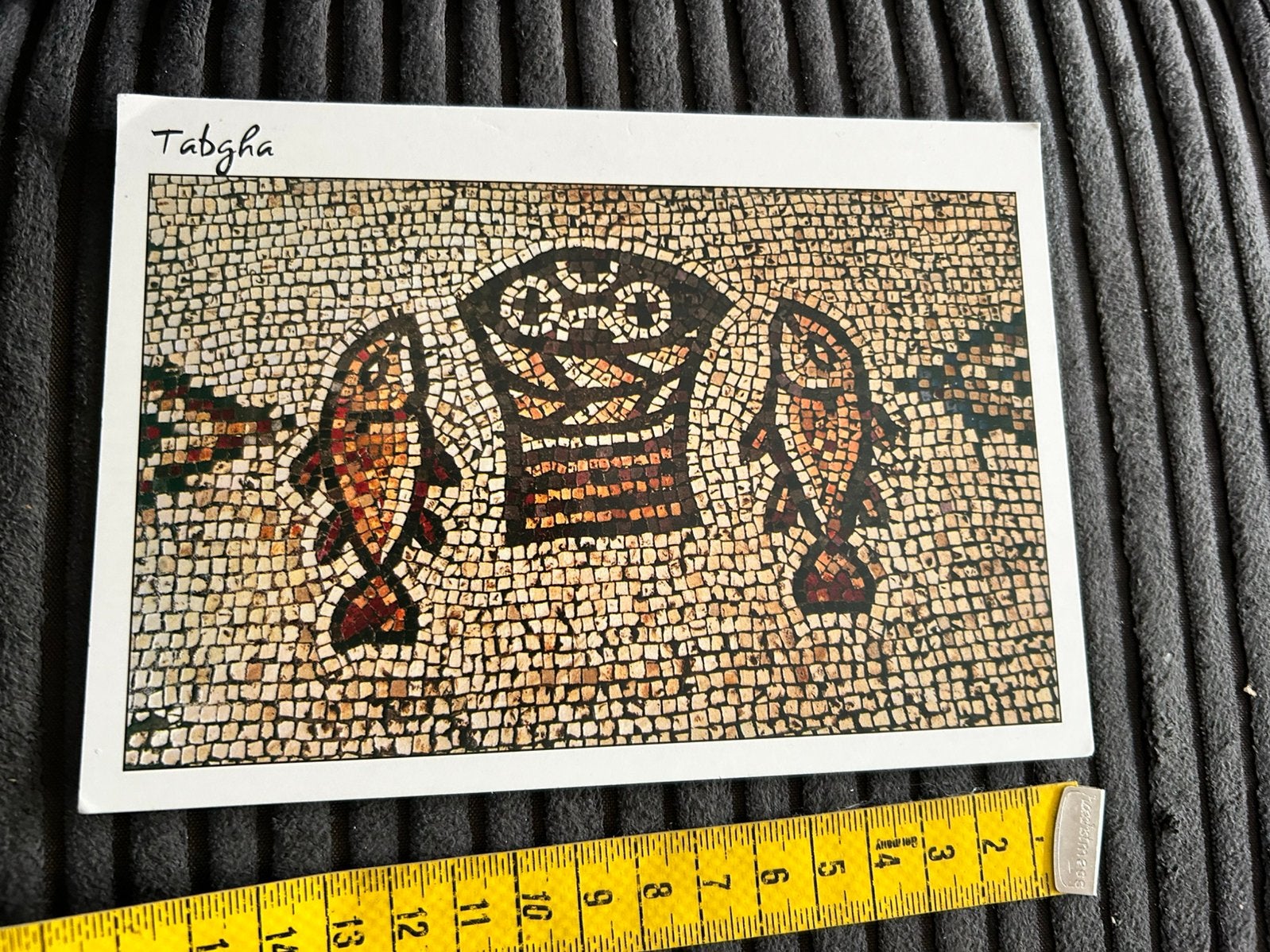Grotere kunstkaart mosaic Tabgha, Ophalen of Verzenden, 1980 tot heden
