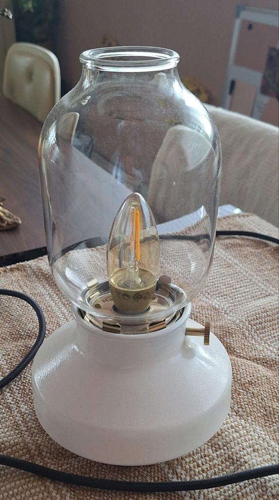 Leuke tafellamp met dimmer, Ophalen, Zo goed als nieuw