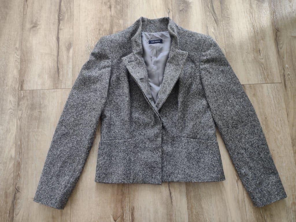 Prachtig grijs wollen jasje, colbert, vest Far Hills, 38 - M, Kleding | Dames, Maat 38/40 (M), Onb, Ophalen of Verzenden, Onb