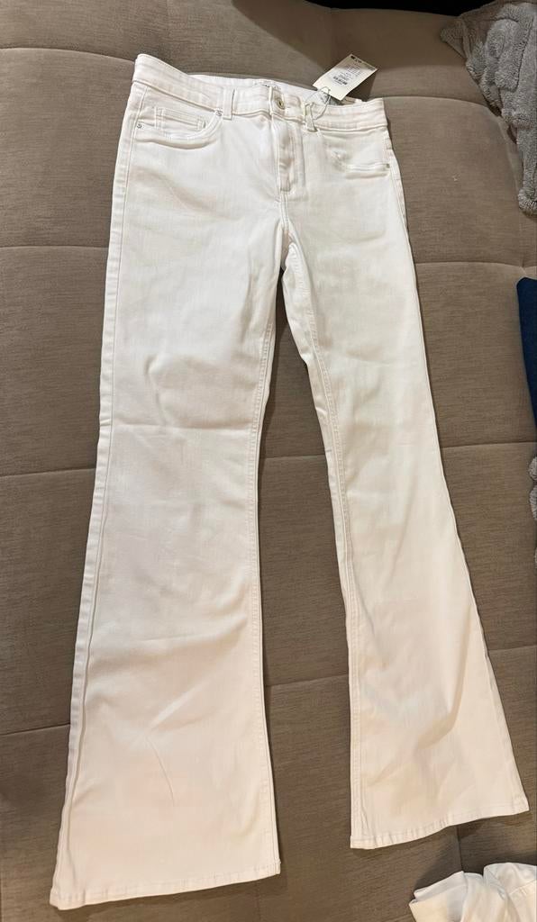 Nieuwe Only Blush Mid Flare Jeans Wit - Maat L/32, Ophalen of Verzenden, Nieuw, Wit, W33 - W36 (confectie 42/44)