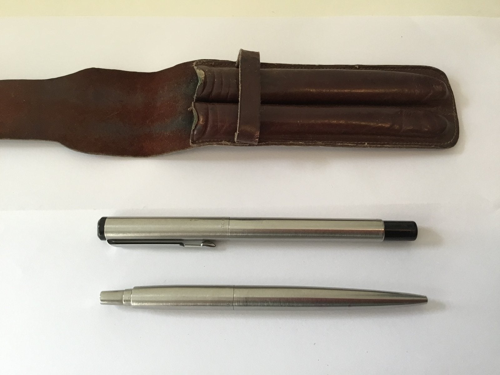 Parker pennenset in etui ( in Hilversum ), Ophalen of Verzenden, Zo goed als nieuw, Balpen, Parker