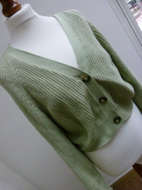 Licht groen, wijdvallend vest MONKI maat XS S M 34 36 38, Ophalen of Verzenden, Zo goed als nieuw, Monki, Maat 36 (S)