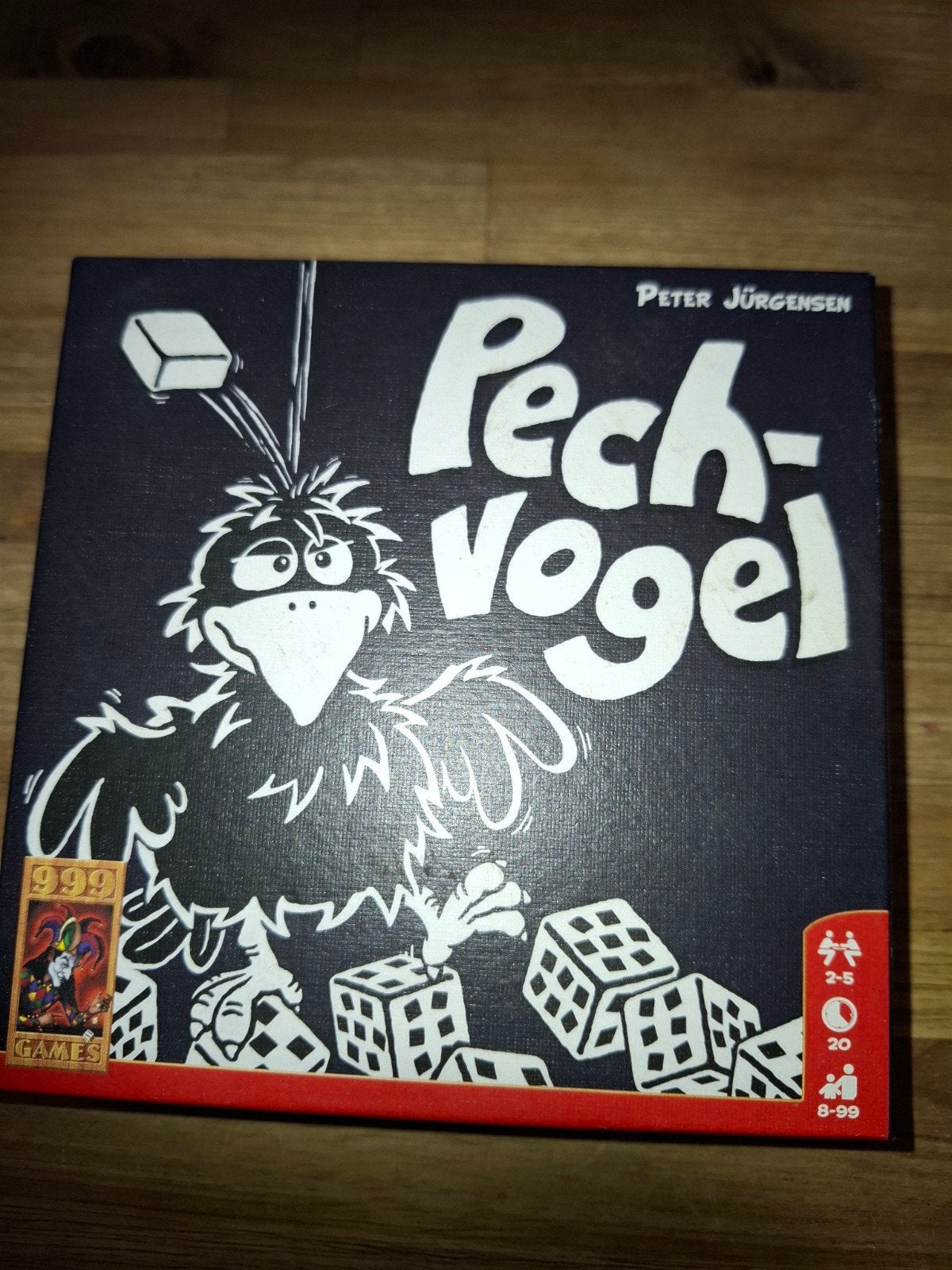 Pechvogel dobbelspel van Peter Jürgensen - 999 Games, Vijf spelers of meer, Ophalen, Gebruikt, 999 Games