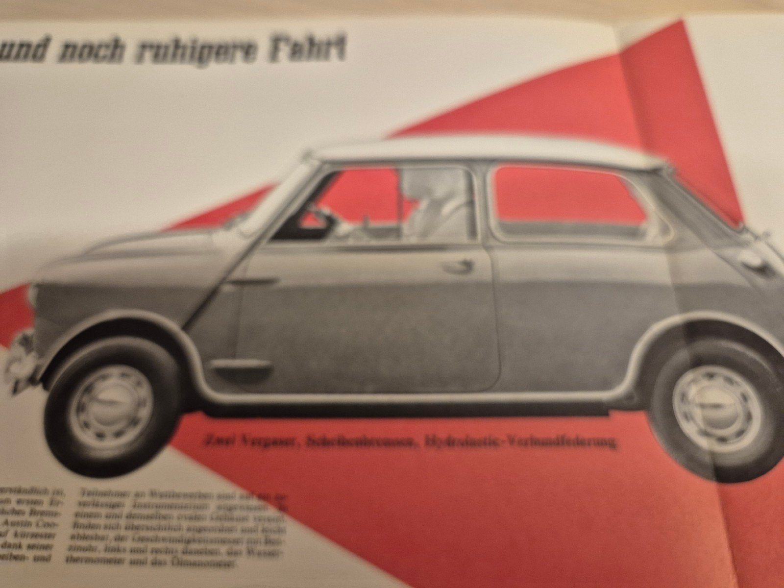 1966 Austin Mini Morris Austin Seven óók Cooper 1275 folder, Ophalen of Verzenden, Zo goed als nieuw, Overige merken