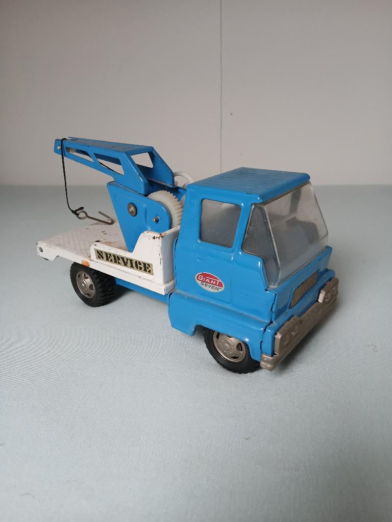 Blikken takelwagen (Giant seven) uit de jaren 60, Ophalen of Verzenden, Gebruikt