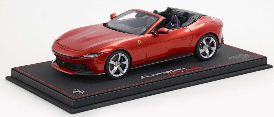 Ferrari Amalfi Spider Rosso 1:18 P18281A BBR PRE-ORDER, Ophalen of Verzenden, Nieuw, Auto, Overige merken