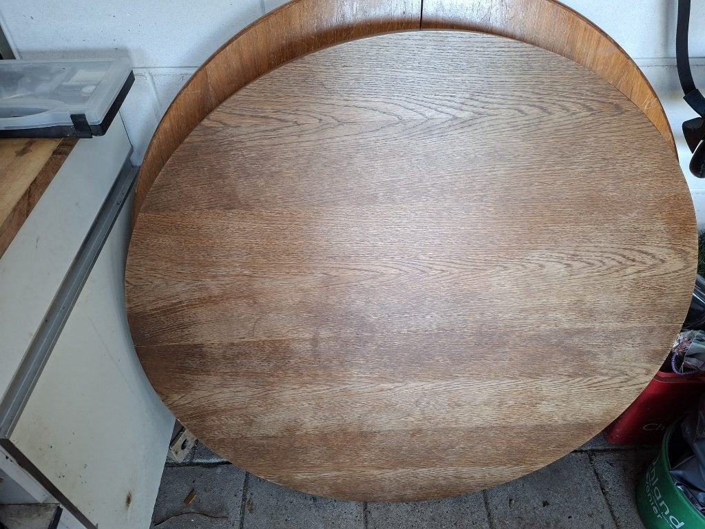 Ronde tafel, uitschuifbaar, Ophalen, Gebruikt, Rond, Vier personen