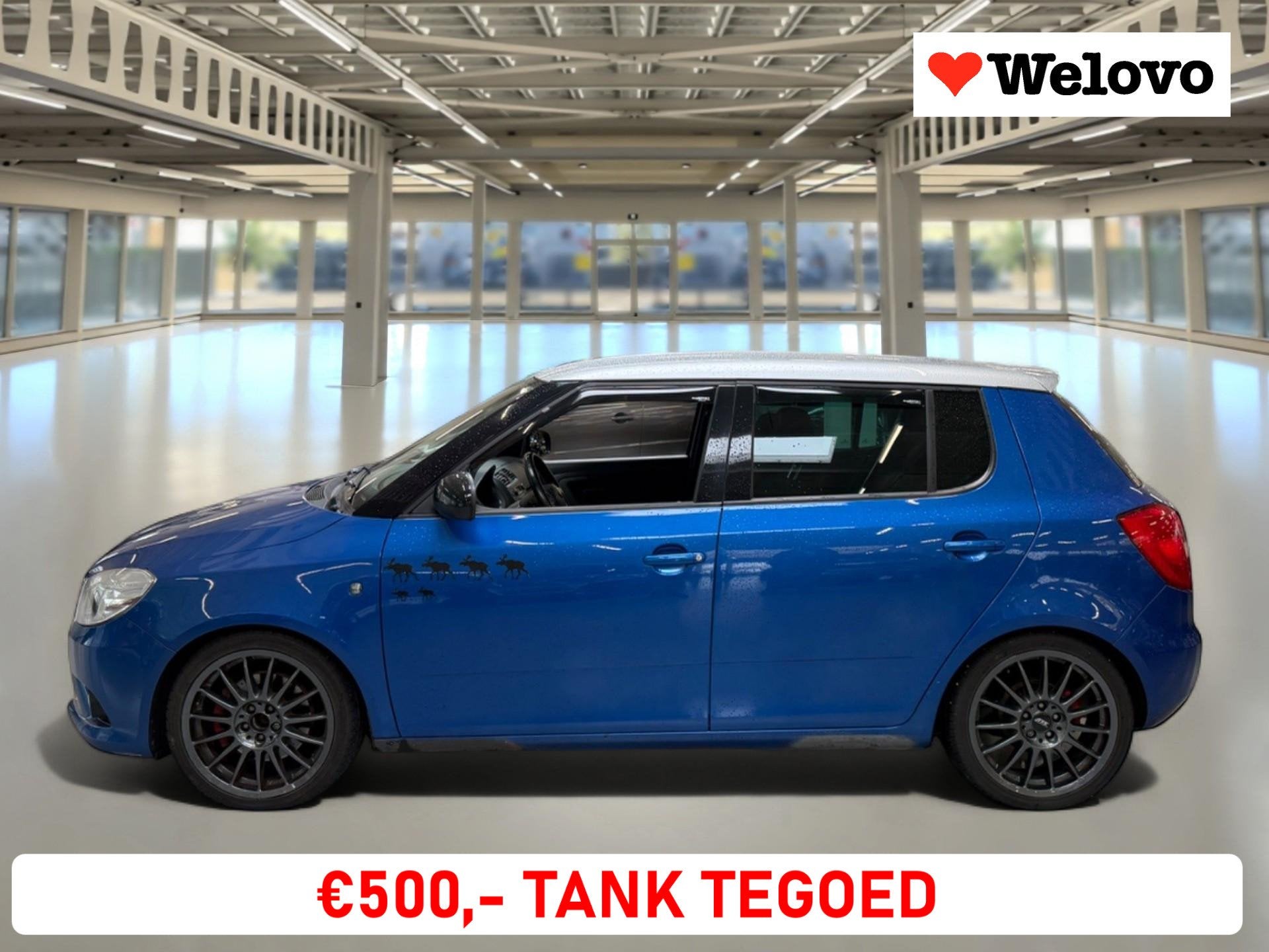 Skoda Fabia 1.4 TSI RS Wordt Afgeleverd met Apk/Jaarbeurt en, Auto's, Euro 5, Stof, 4 cilinders, Bedrijf