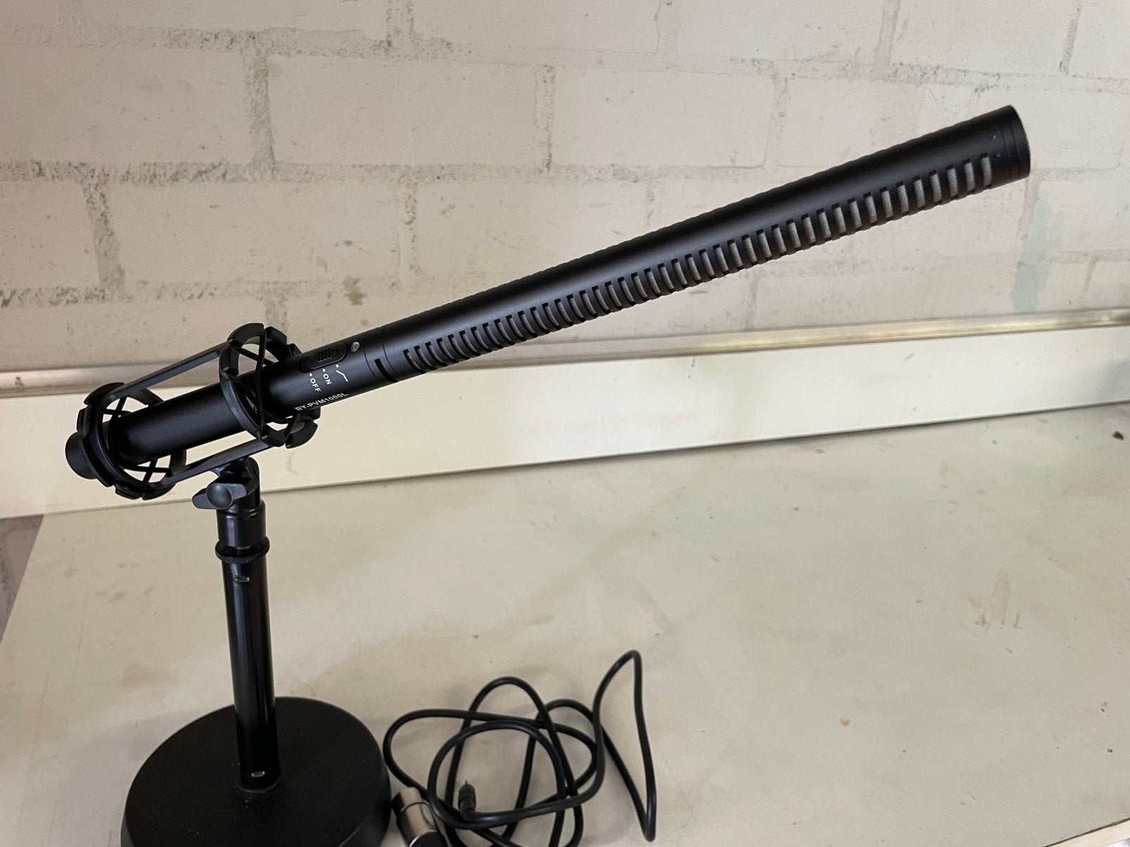 Prof. Condenser Shotgun microphone, Ophalen of Verzenden, Zo goed als nieuw, Studiomicrofoon