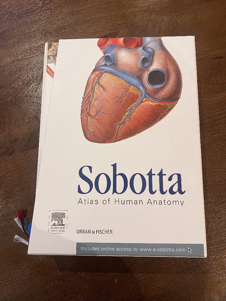 Sobotta Atlas of Human Anatomy complete set - 15th edition, Ophalen of Verzenden, Beta, Zo goed als nieuw, WO