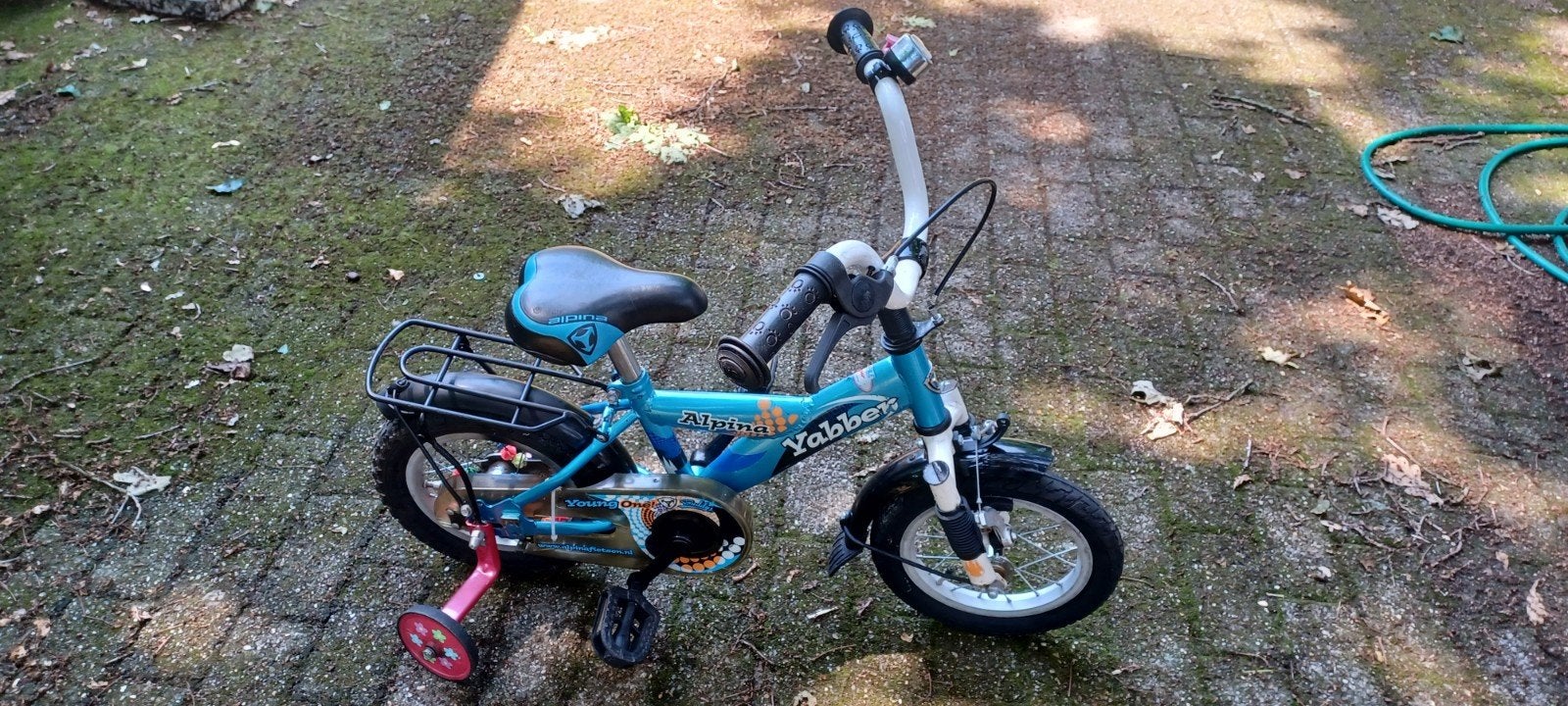 Mooie jongenfietsje 12 inch met zijnwieltjes, Ophalen of Verzenden, Zo goed als nieuw, Overige typen