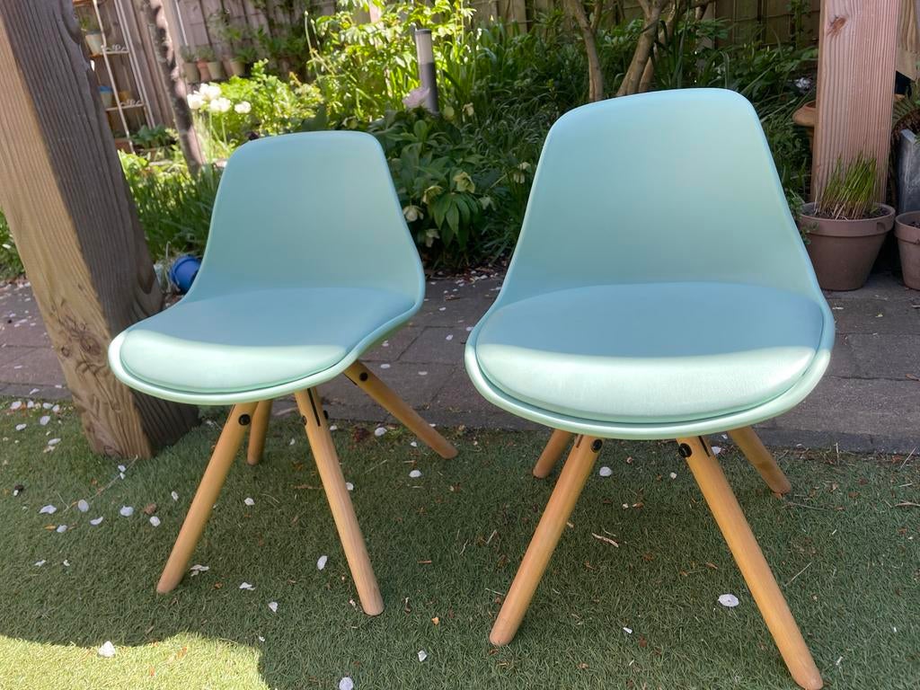 Kinderstoel design mintgroen, Ophalen, Zo goed als nieuw, Overige typen