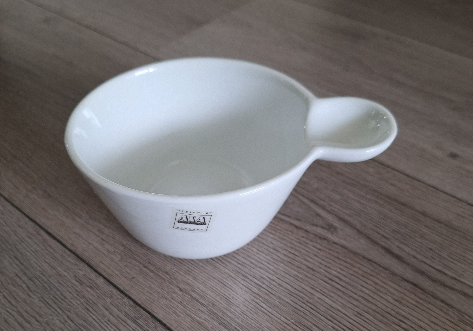 ASA Selection serveerschaal met dipschaaltje – wit, Overige merken, Ophalen of Verzenden, Overige stijlen, Porselein