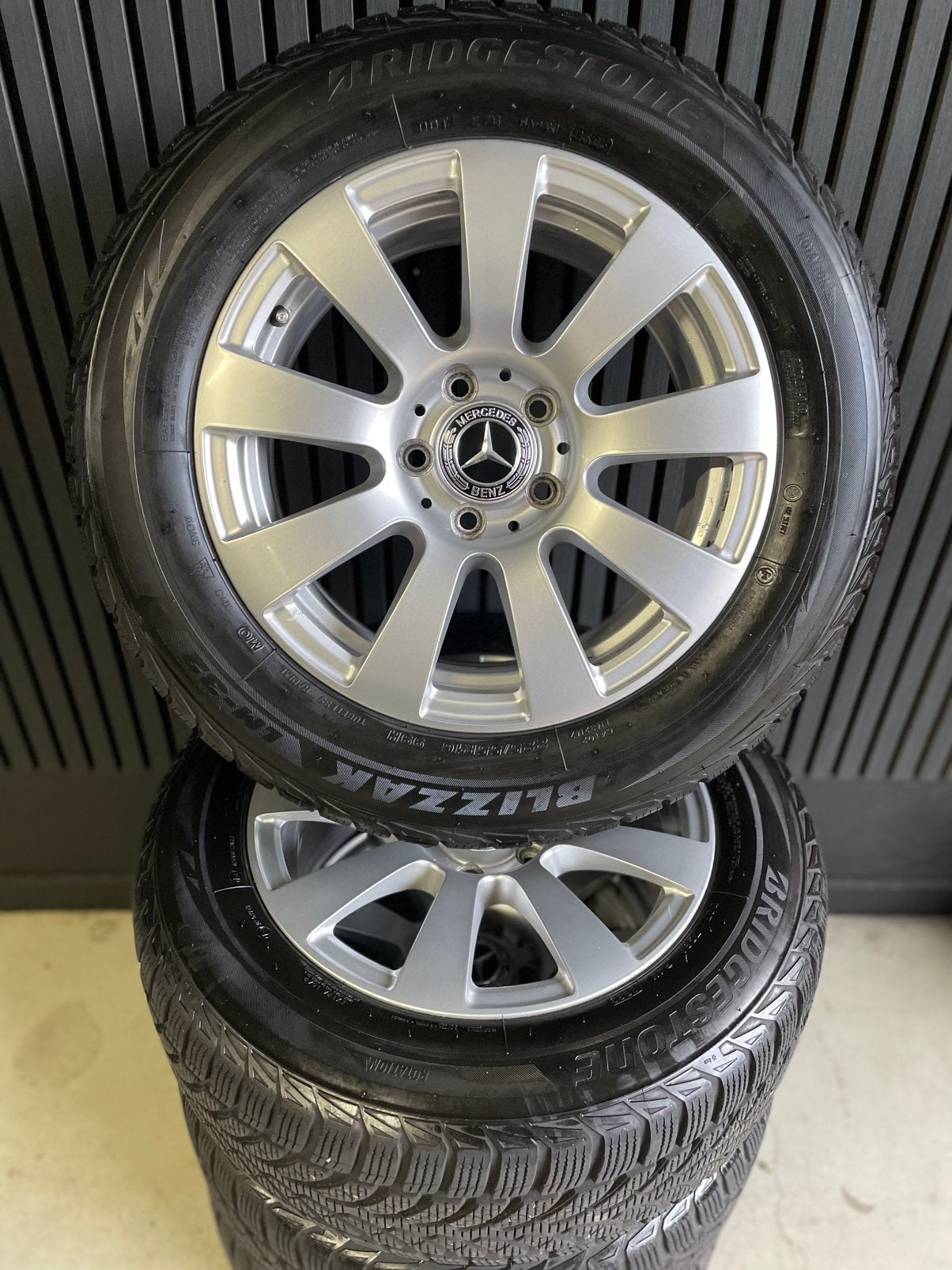 16 Inch Originele Mercedes Velgen 225/55/16 5x112 !!!, Auto-onderdelen, 16 inch, Banden en Velgen, 225 mm, Winterbanden
