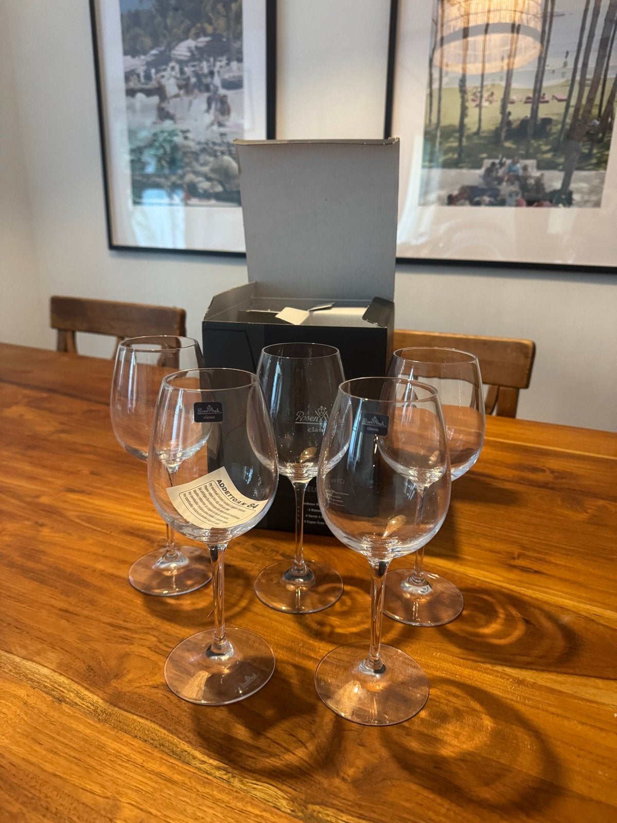 Rosenthal Classic Belcanto Bordeaux rode wijnglazen (4 stuks, Nieuw, Ophalen of Verzenden, Overige merken, Glas
