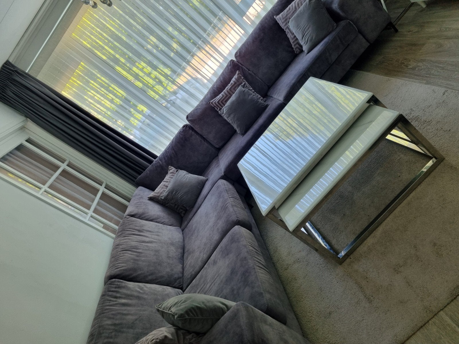 Hoekbank van Haco, Modern, Comfortabel, Gebruikt, 100 tot 125 cm, Hoekbank