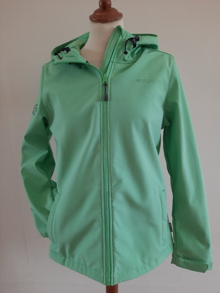 NIEUW! Lichtgroen Softgel trainingsjack Brunotti mt L 38-40, Maat 38/40 (M), Nieuw, Ophalen of Verzenden, Brunotti