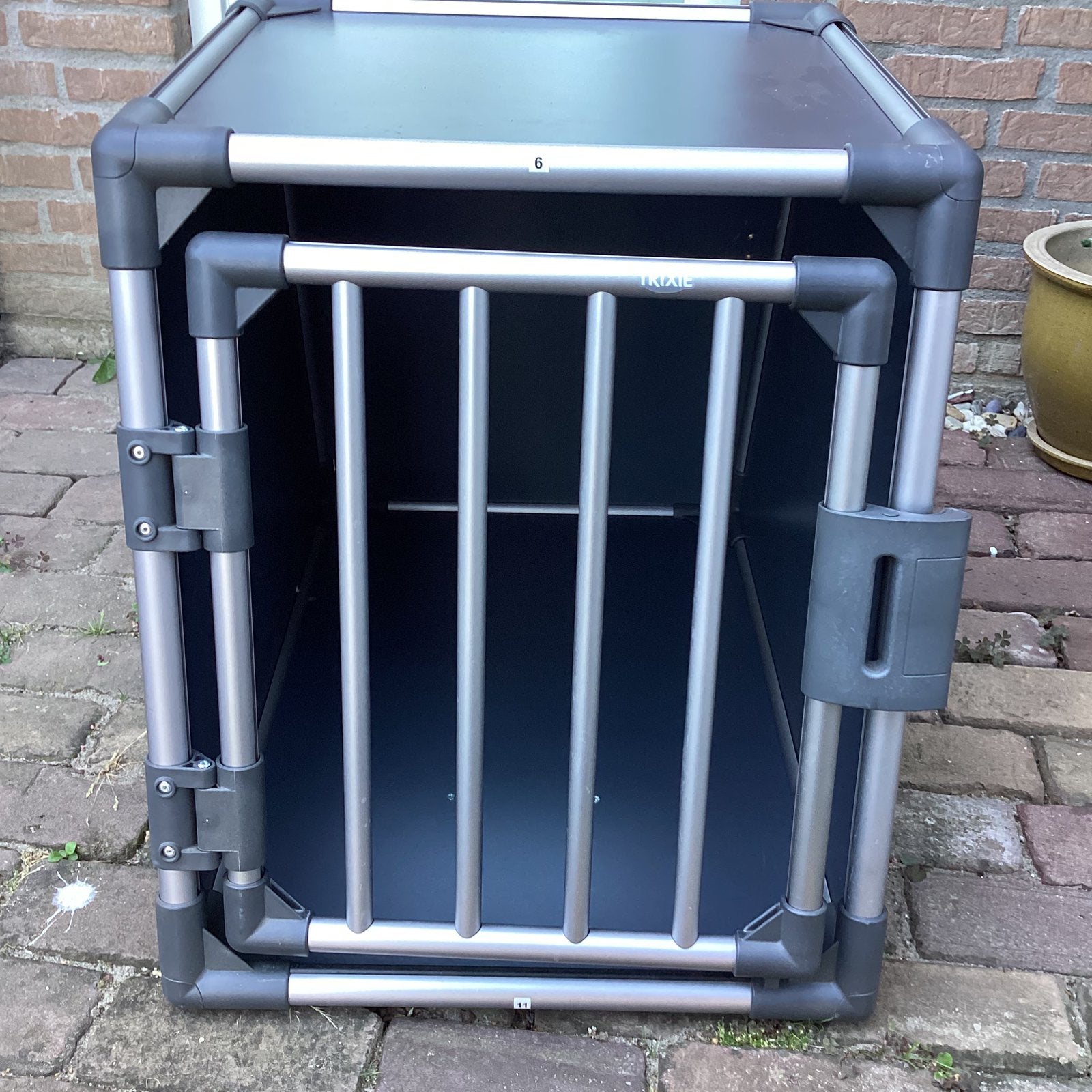 Trixie vervoersbox/hondenbench maat M, Ophalen, Zo goed als nieuw