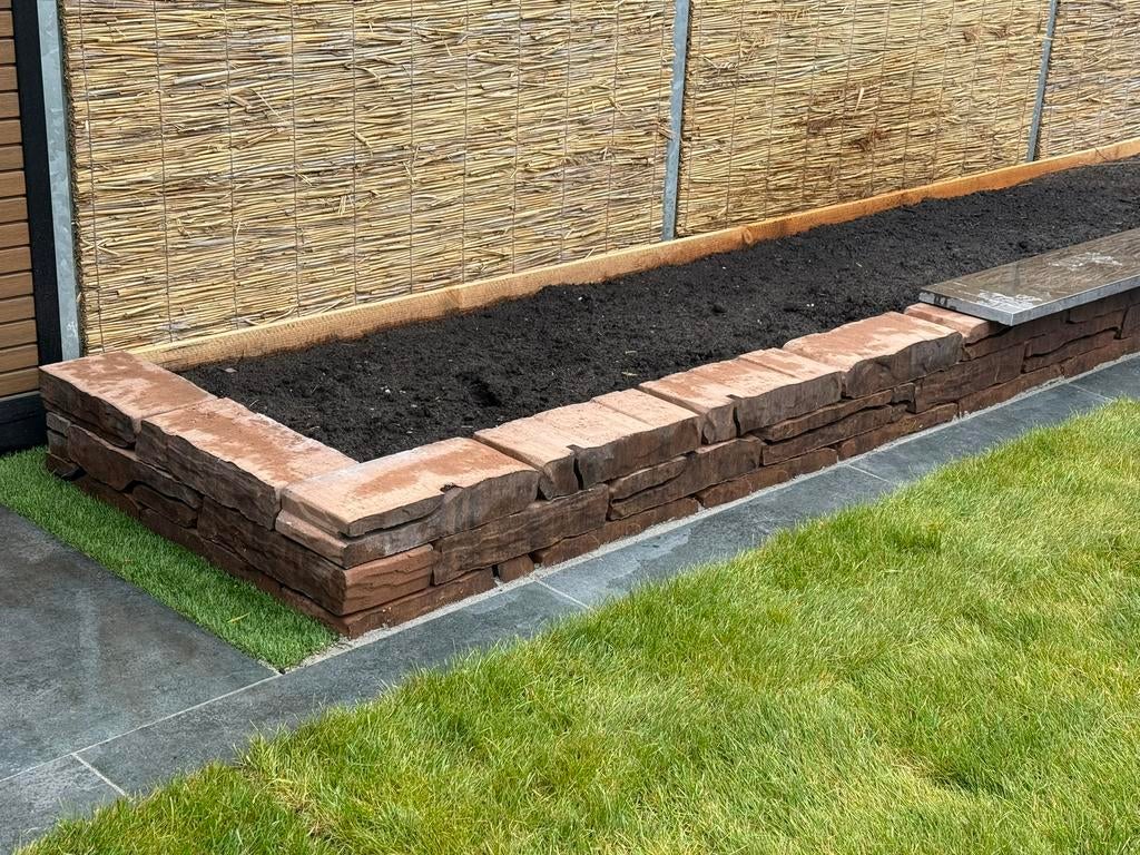 Border stenen - nieuw in verpakking, Tuin en Terras, Bielzen en Borders, Ophalen of Verzenden, Zo goed als nieuw, Minder dan 100 cm