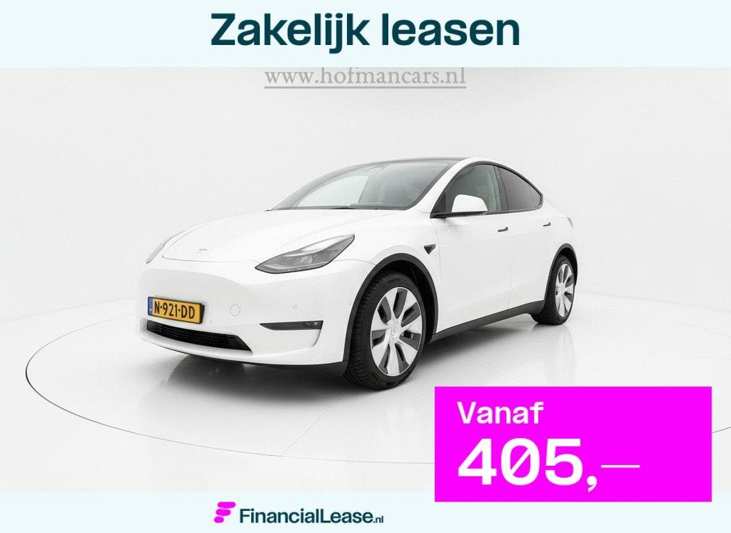 SOH 91% Tesla Model Y Long Range Dual Motor AWD 75 kWh AUTOP, Automaat, Gebruikt, Zwart, Wit