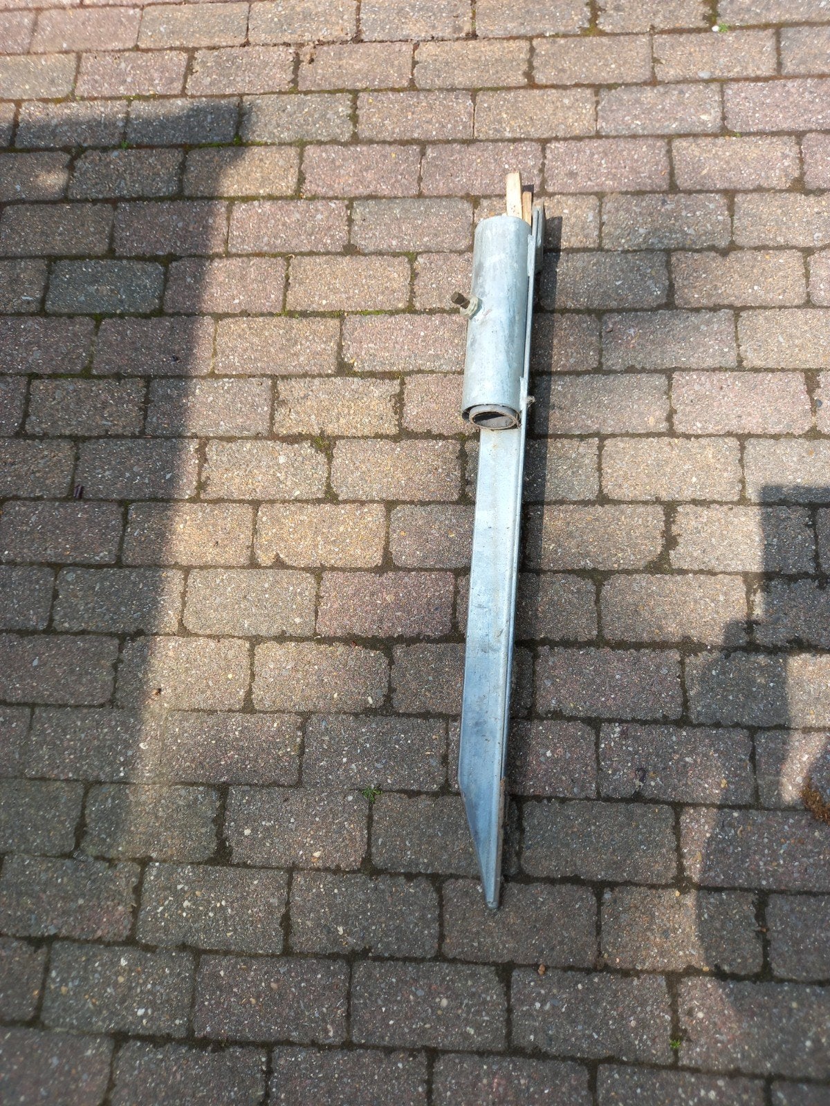 Grondpen voor parasol., Ophalen of Verzenden