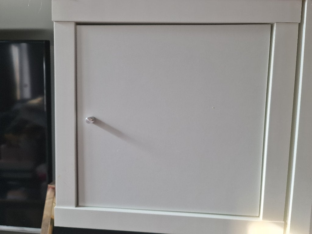 Ikea Kallax kist kast - met deur! opbergbox, Ophalen of Verzenden