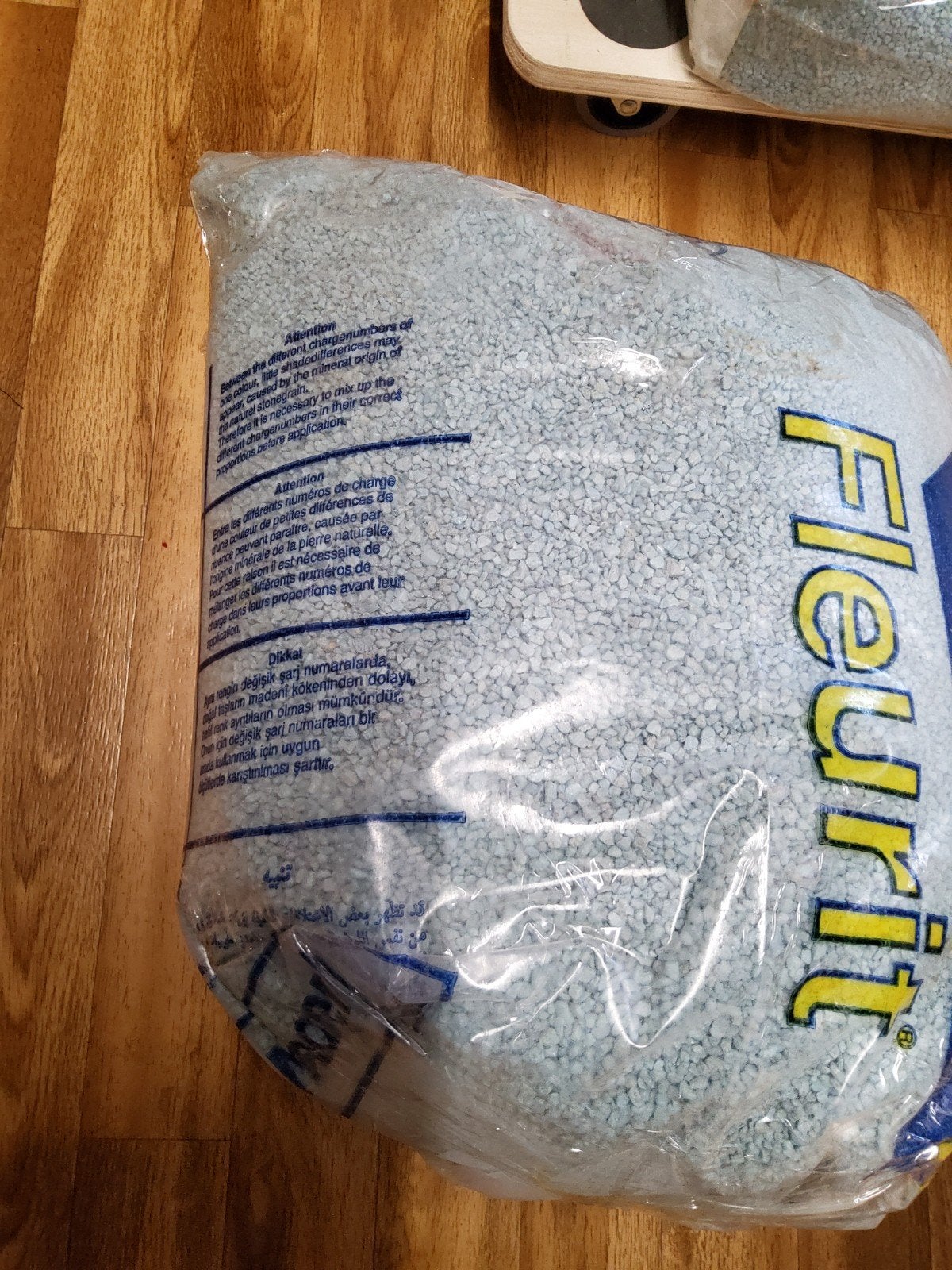 Fleurit Woon grind, siergrind...blauw, Ophalen, Piepschuim (Tempex), Minder dan 4 cm, 15 m² of meer