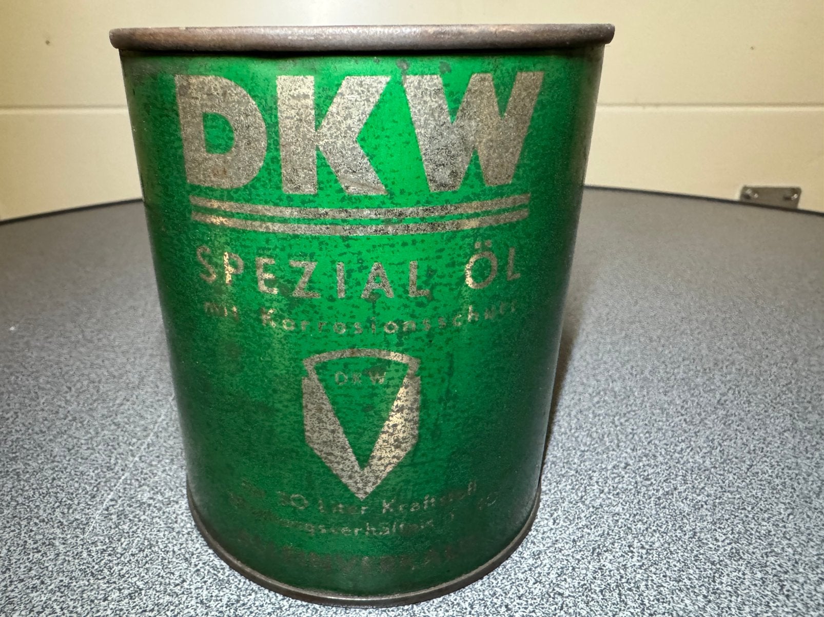 Uniek! Vintage DKW Special Olieblik Nog vol & Ongeopend, Gebruikt, Amsterdam, Overige typen, DKW
