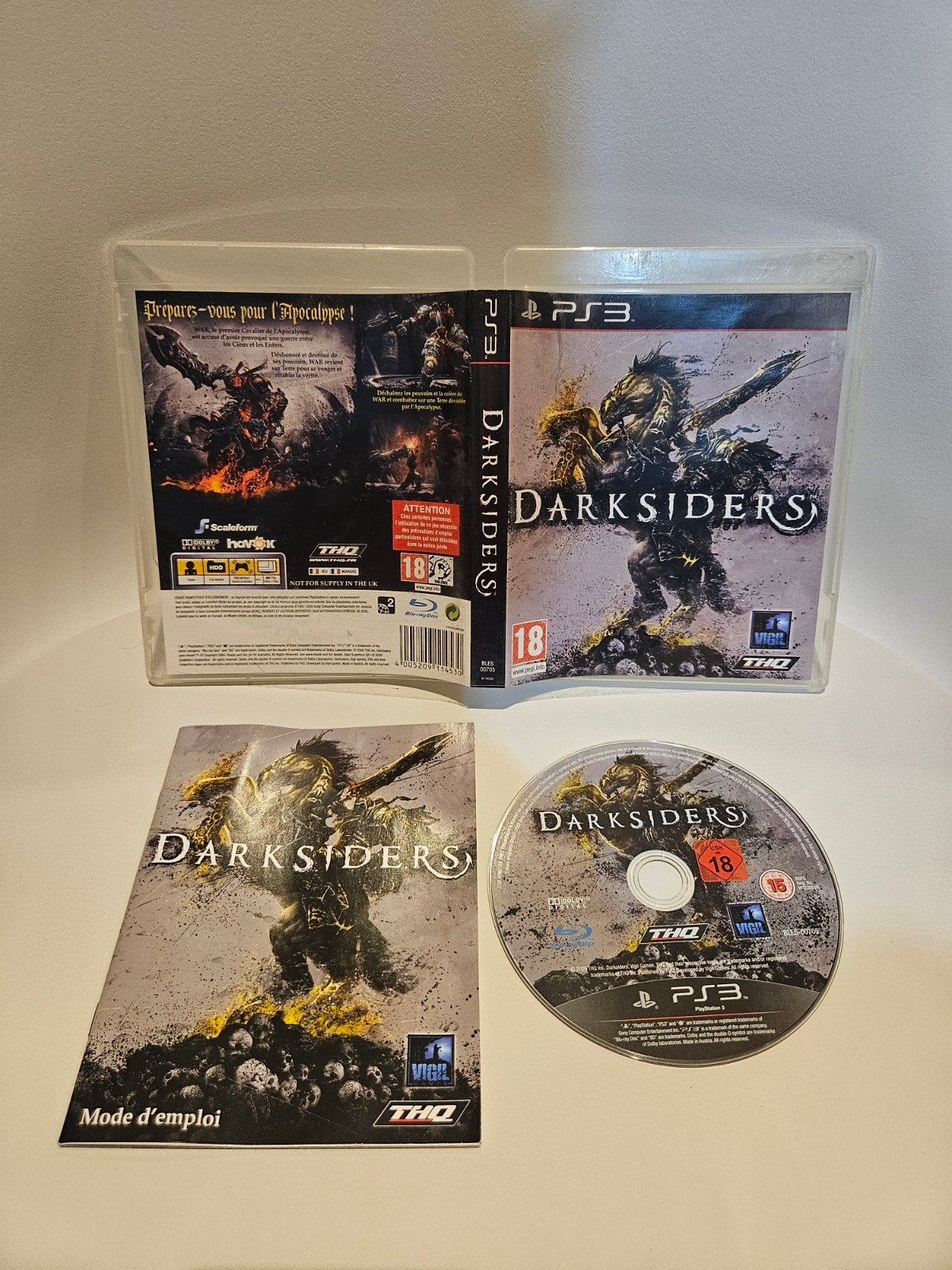 Darksiders PS3, Avontuur en Actie, 1 speler, Ophalen of Verzenden, Zo goed als nieuw