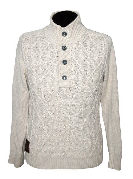 Pall Mall, Pme Legend vintage gebreide trui, gebr.wit, Mt. S, Kleding | Heren, Truien en Vesten, Verzenden, Wit, Pall Mall PME Legend