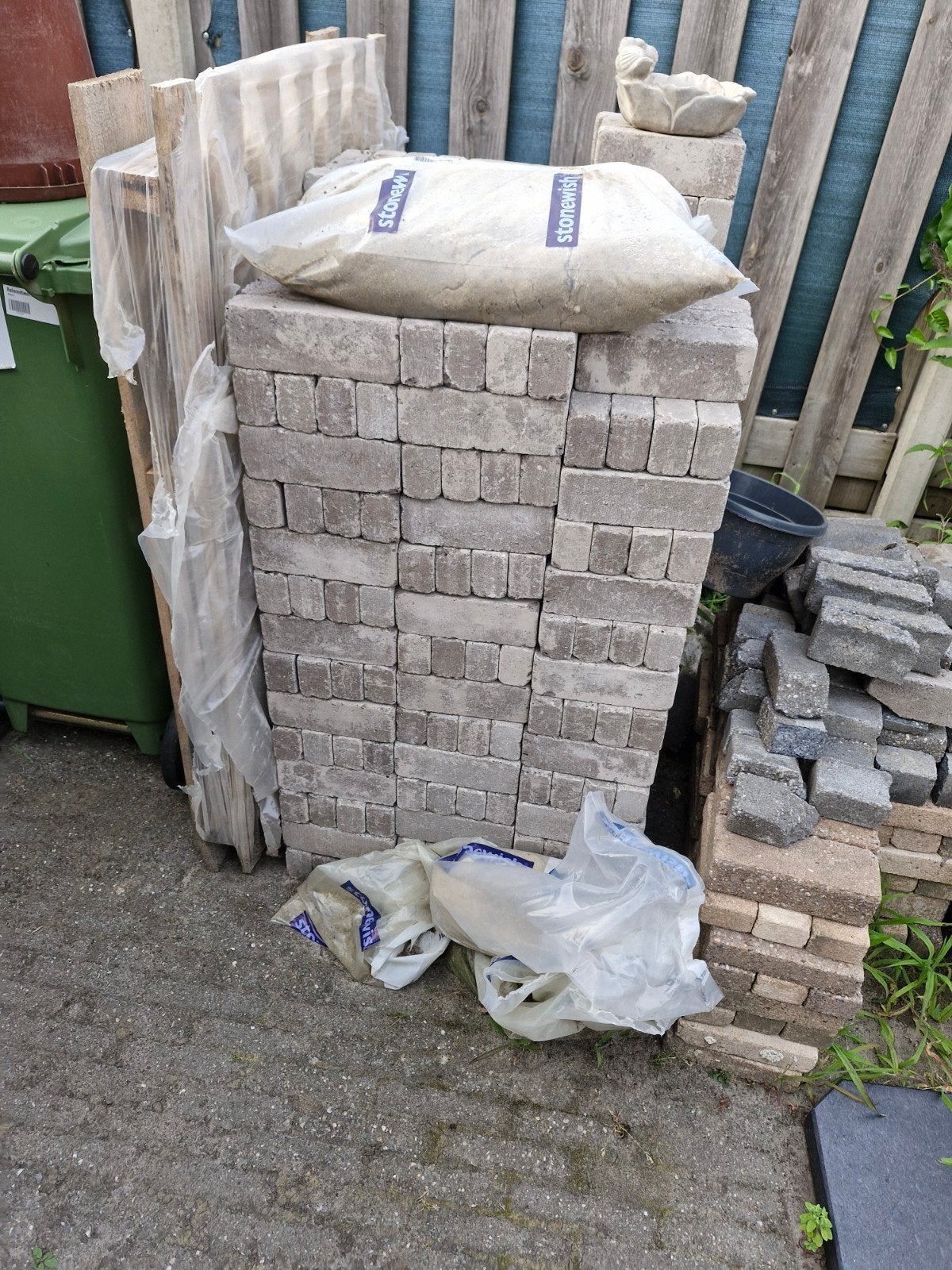 EXCLUTON abbeystones getrommeld certosa 20x5x7 cm (nieuw), Ophalen, Klinkers, Nieuw, 5 tot 10 m²