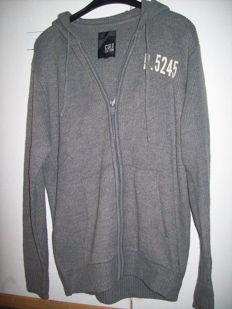 Gebreide Vest grijs XL 56 Cult Edition, Kleding | Heren, Cult Edition, Maat 56/58 (XL), Ophalen of Verzenden, Zo goed als nieuw