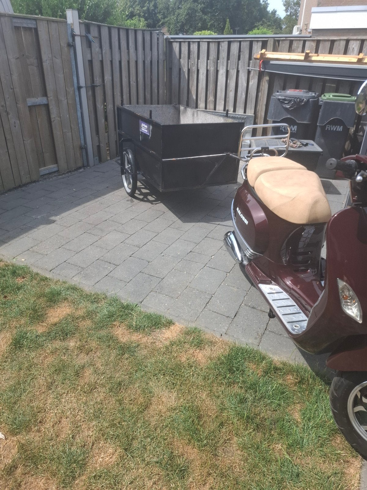 viskar met scooter, Ophalen of Verzenden, Werphengel