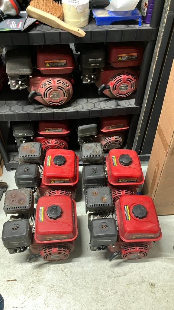 Professionele benzinemotor 4takt 196cc 6.5pk, Doe-het-zelf en Verbouw, Motoren, Ophalen of Verzenden