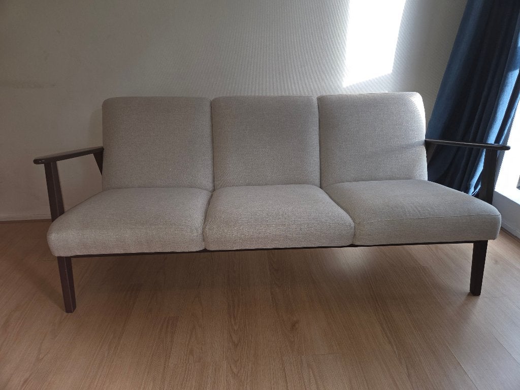 IKEA EKENÄSET 3-zits bank - Zo goed als nieuw!, Ophalen, Scandinavisch mid-century modern, 150 tot 200 cm, Driepersoons