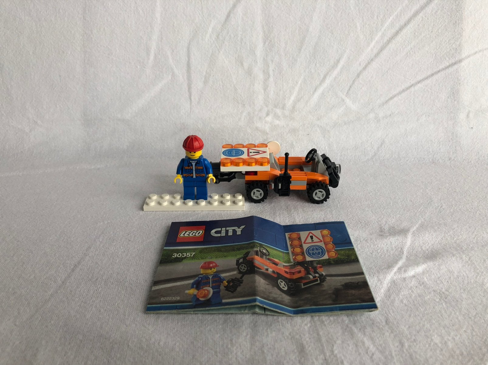 Lego City 30357 Road Worker Polybag - wegwerker - M17, Lego, Lego, City, Lego