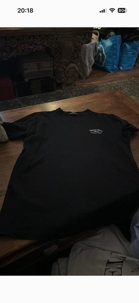 Quotrell shirt zwart S, Kleding | Heren, Ophalen of Verzenden, Zo goed als nieuw, Zwart