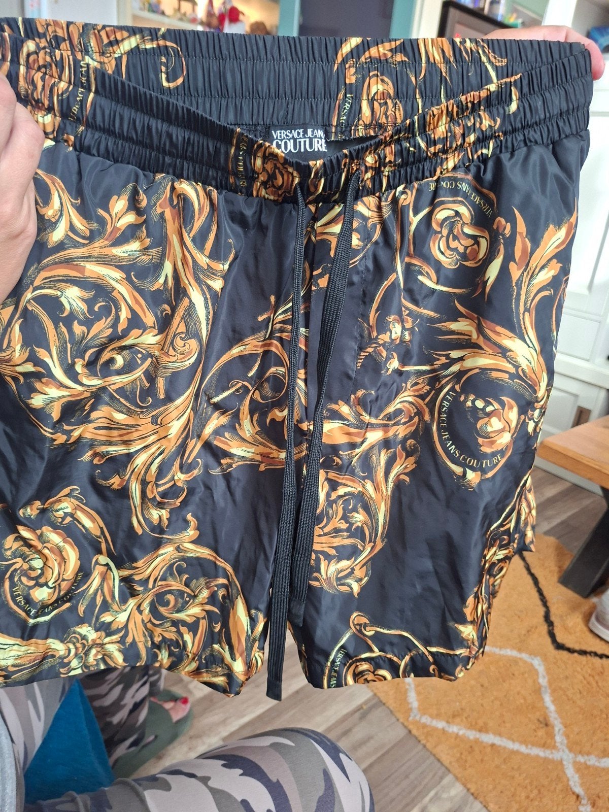 Versace Jeans Couture Zwemshort Zwart/Goud, Zwart, Overige maten, Ophalen of Verzenden, Zwemshort