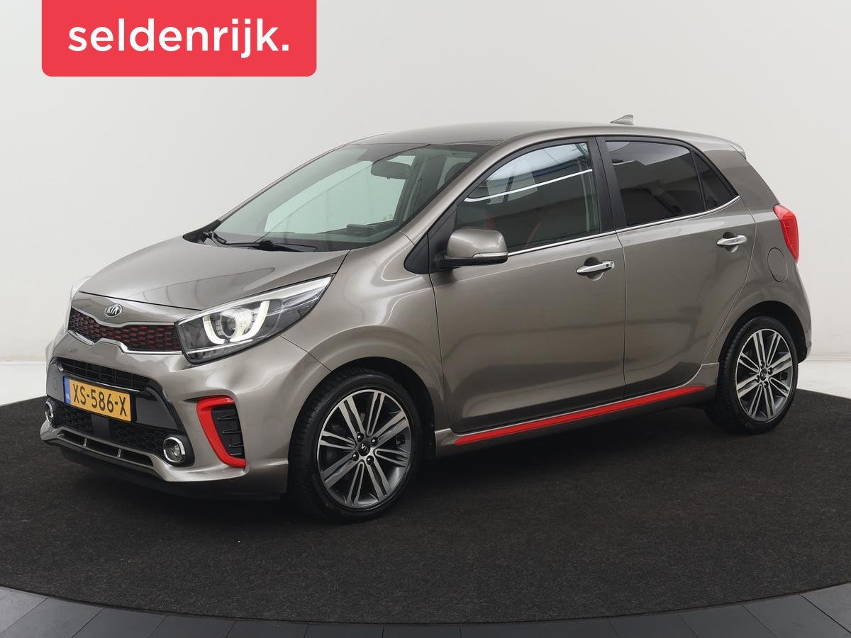 Kia Picanto 1.0 T-GDI GT-Line | Leder | Stoelverwarming | Ca, Auto's, Voorwielaandrijving, 101 pk, Gebruikt, 920 kg