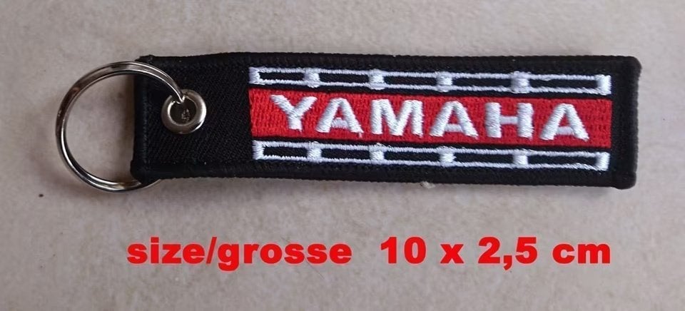 YAMAHA KR style Sleutelhanger ROOD voor R1 R6 XT XJR FJ XS, Verzenden, Nieuw
