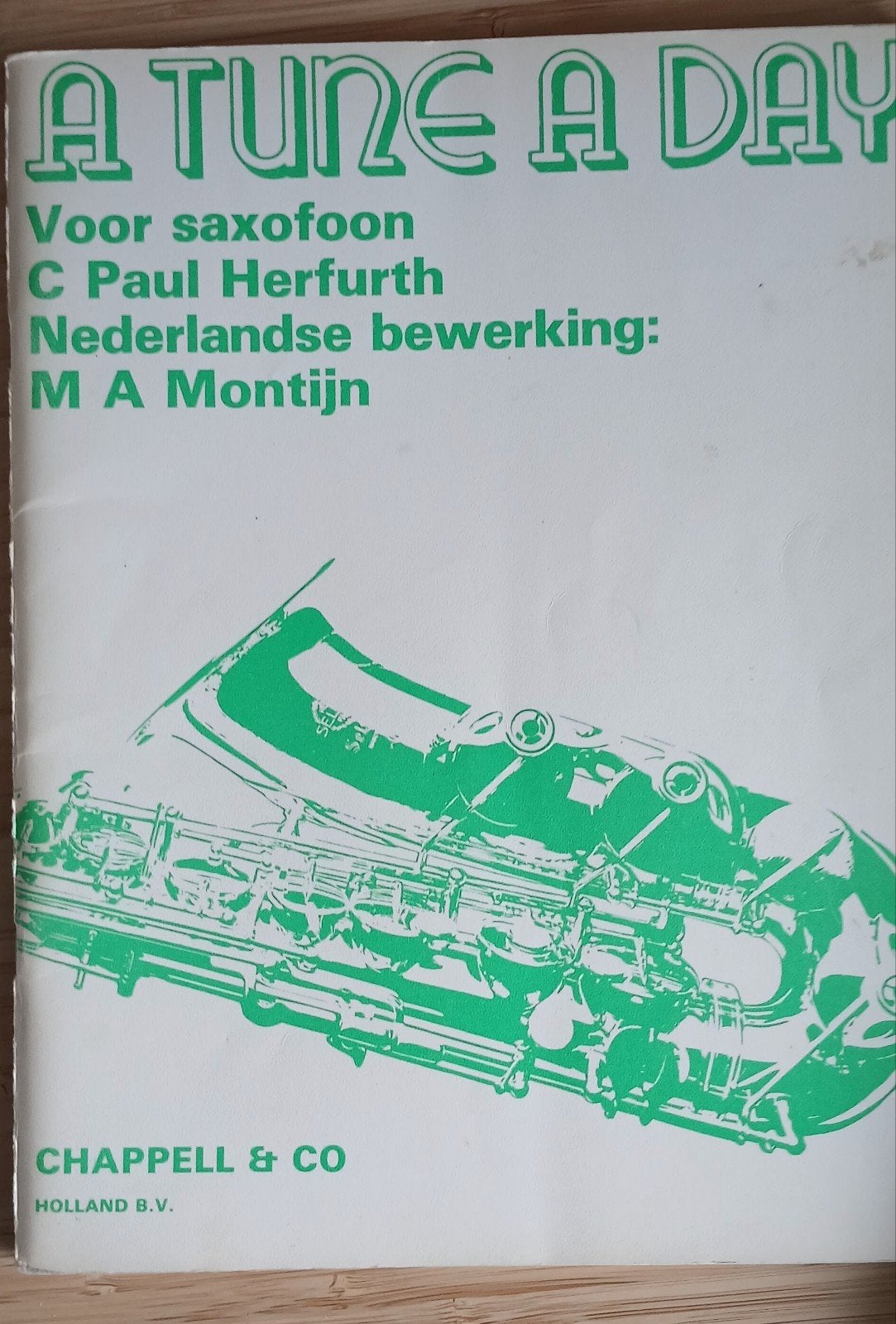 A Tune A Day voor saxofoon - C Paul Herfurth, Gebruikt, Overige genres, Ophalen of Verzenden, Saxofoon